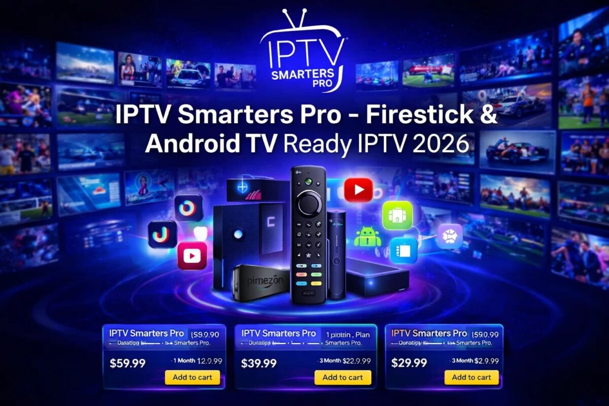 IPTV Smarters Pro – Firestick & Android TV Ready IPTV 2026