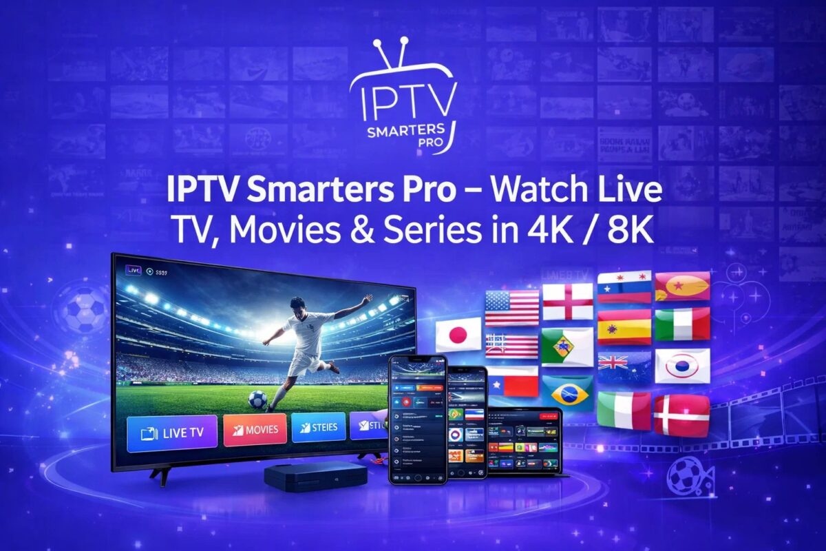 IPTV Smarters Pro – Watch Live TV, Movies & Series in 4K / 8K
