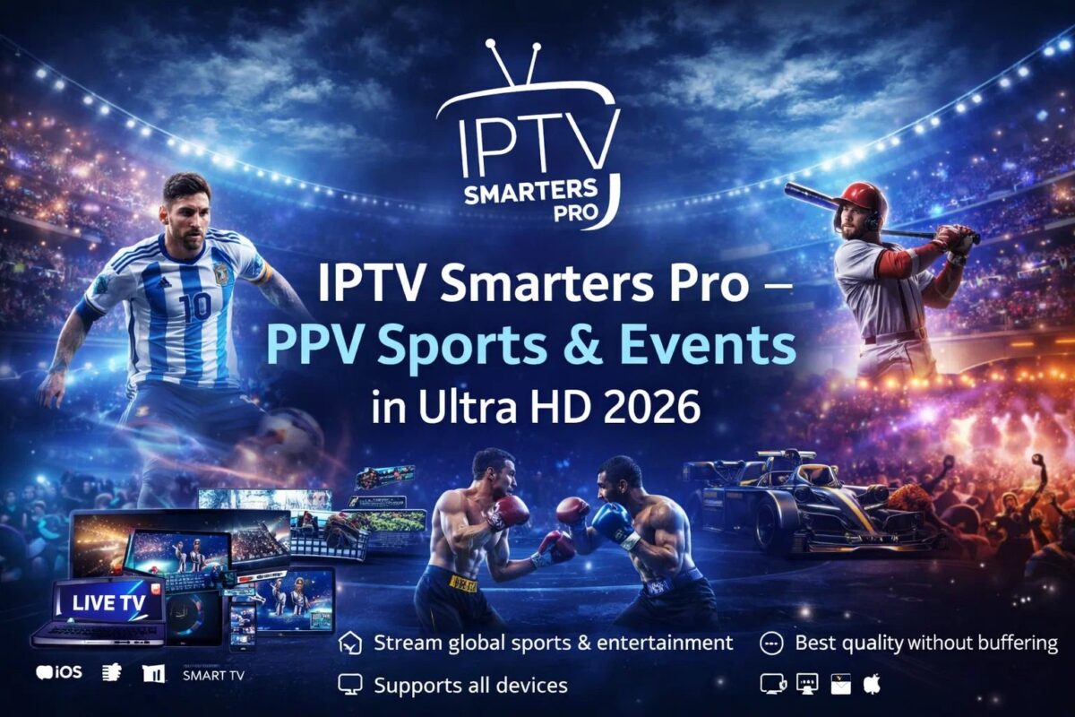 IPTV Smarters Pro – PPV Sports & Events in Ultra HD 2026