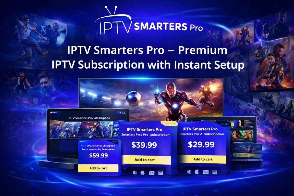 IPTV Smarters Pro – Premium IPTV Subscription with Instant Setup
