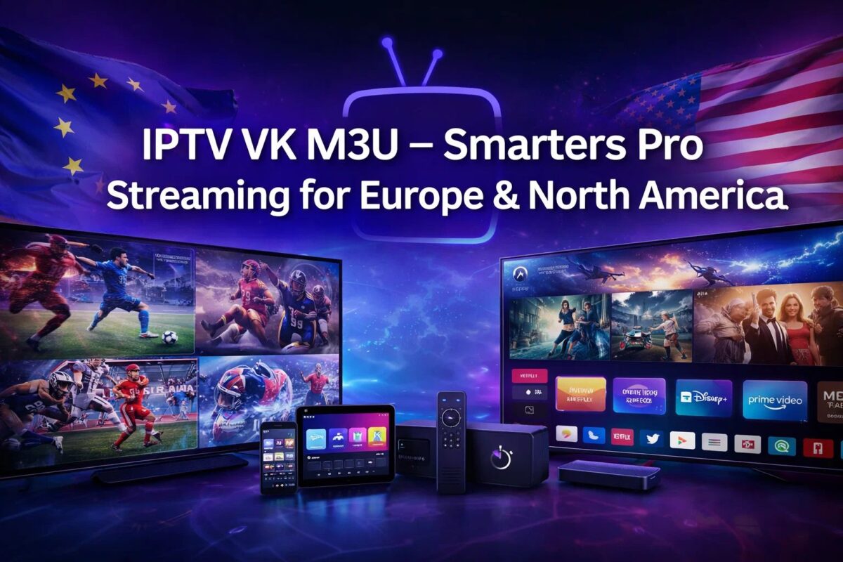 IPTV VK M3U – Smarters Pro Streaming for Europe & North America