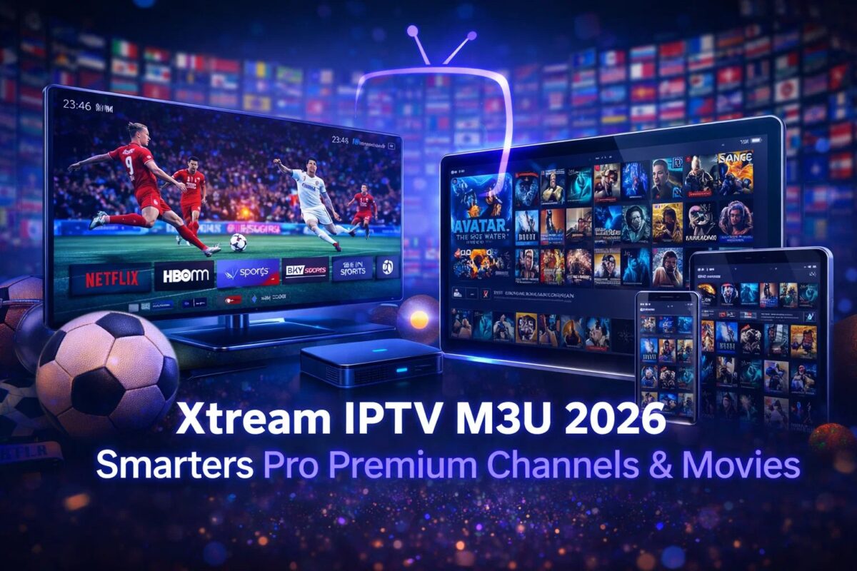 Xtream IPTV M3U 2026 – Smarters Pro Premium Channels & Movies