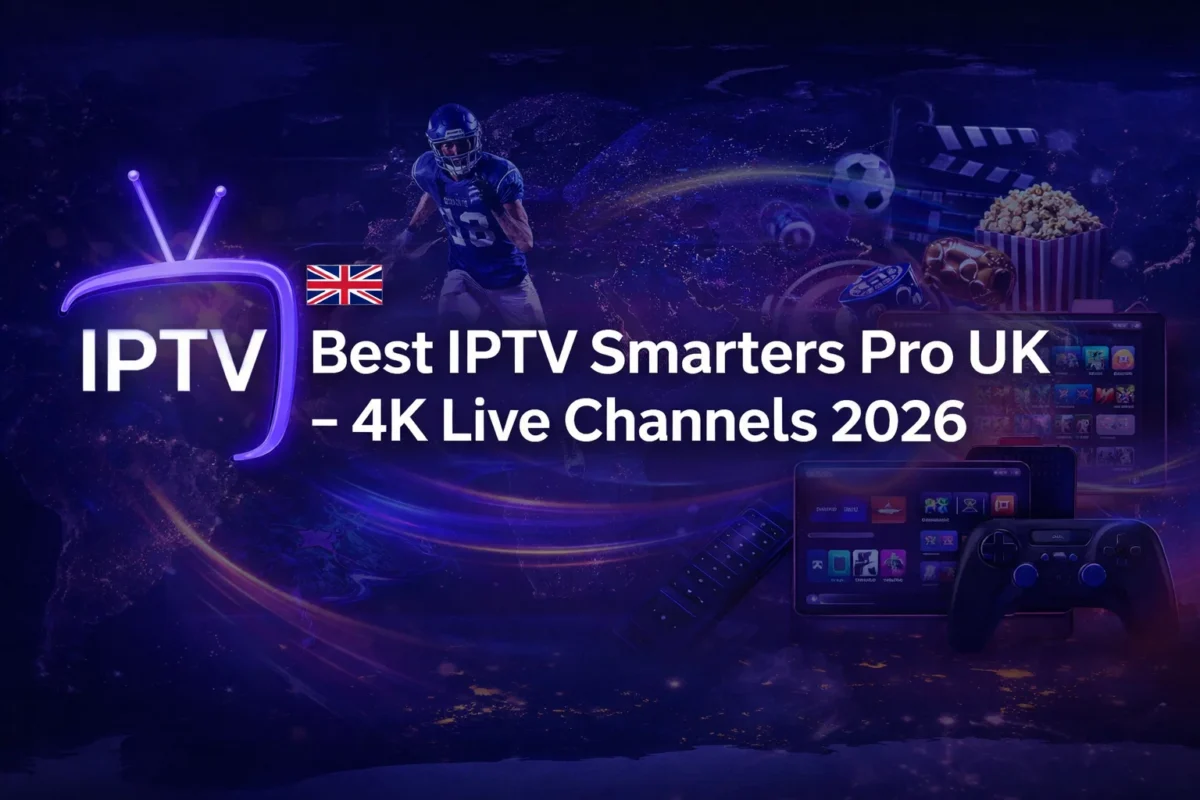 Best IPTV Smarters Pro UK – 4K Live Channels 2026