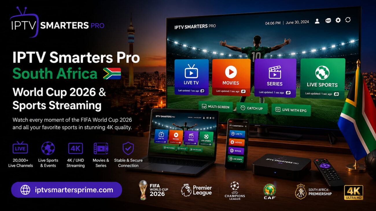 IPTV Smarters Pro South Africa – World Cup 2026 & Sports Streaming