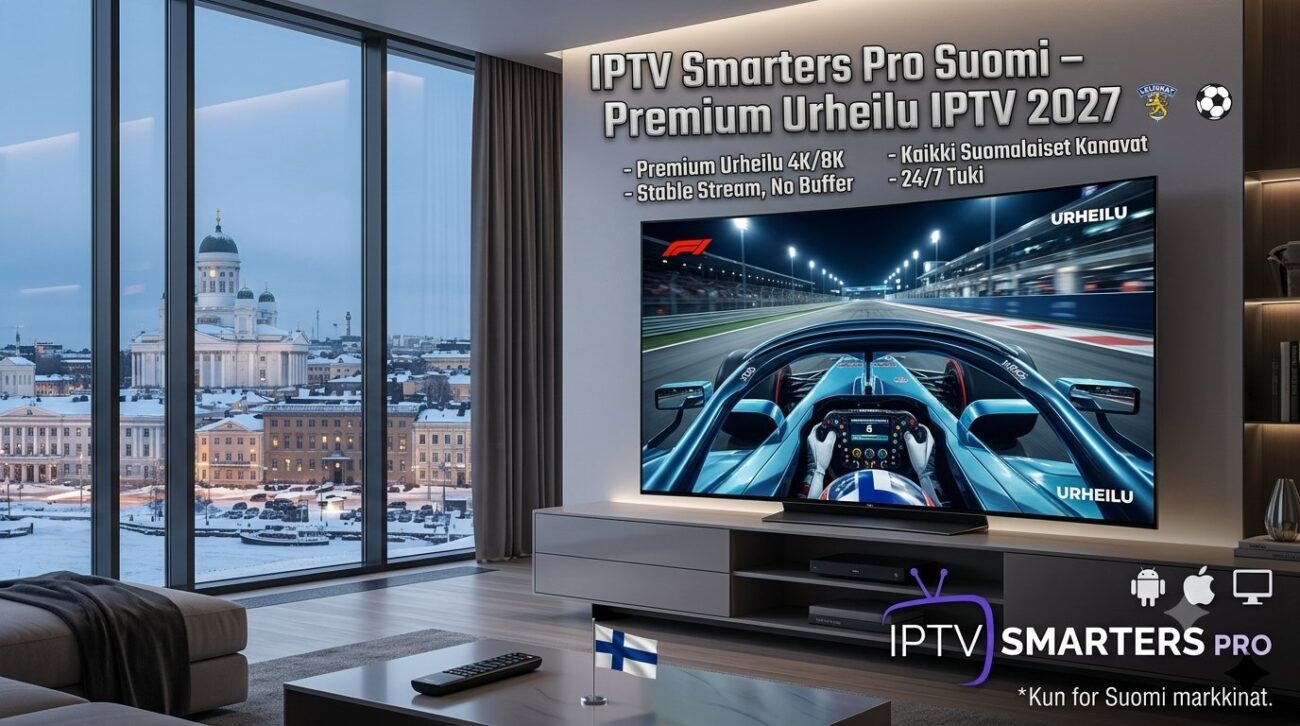 IPTV Smarters Pro Suomi – Premium Urheilu IPTV 2027