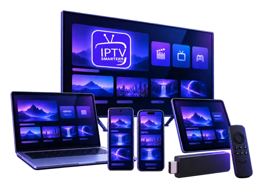 IPTV Smarters Pro on Smart TV, Firestick, Android, iPhone, tablet and computer